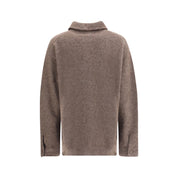 Brown Raccoon Fur Cardigan