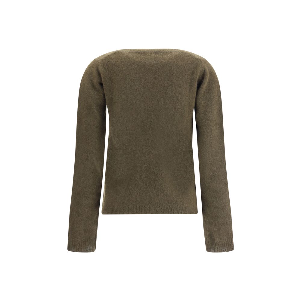 Green Raccoon Fur Sweatshirt