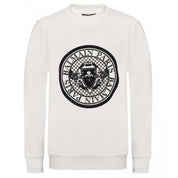 White Cotton Sweatshirt