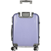 Laura Biagiotti Blue Polyurethane Travel Bag Set