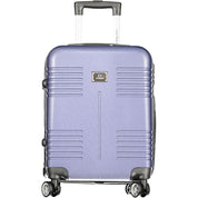 Laura Biagiotti Blue Polyurethane Travel Bag Set