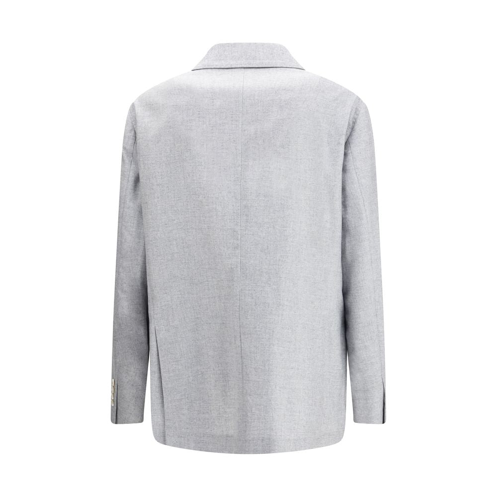 Gray Wool Blazer