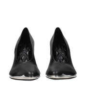 Burberry Black Leather High-Heel Pumps
