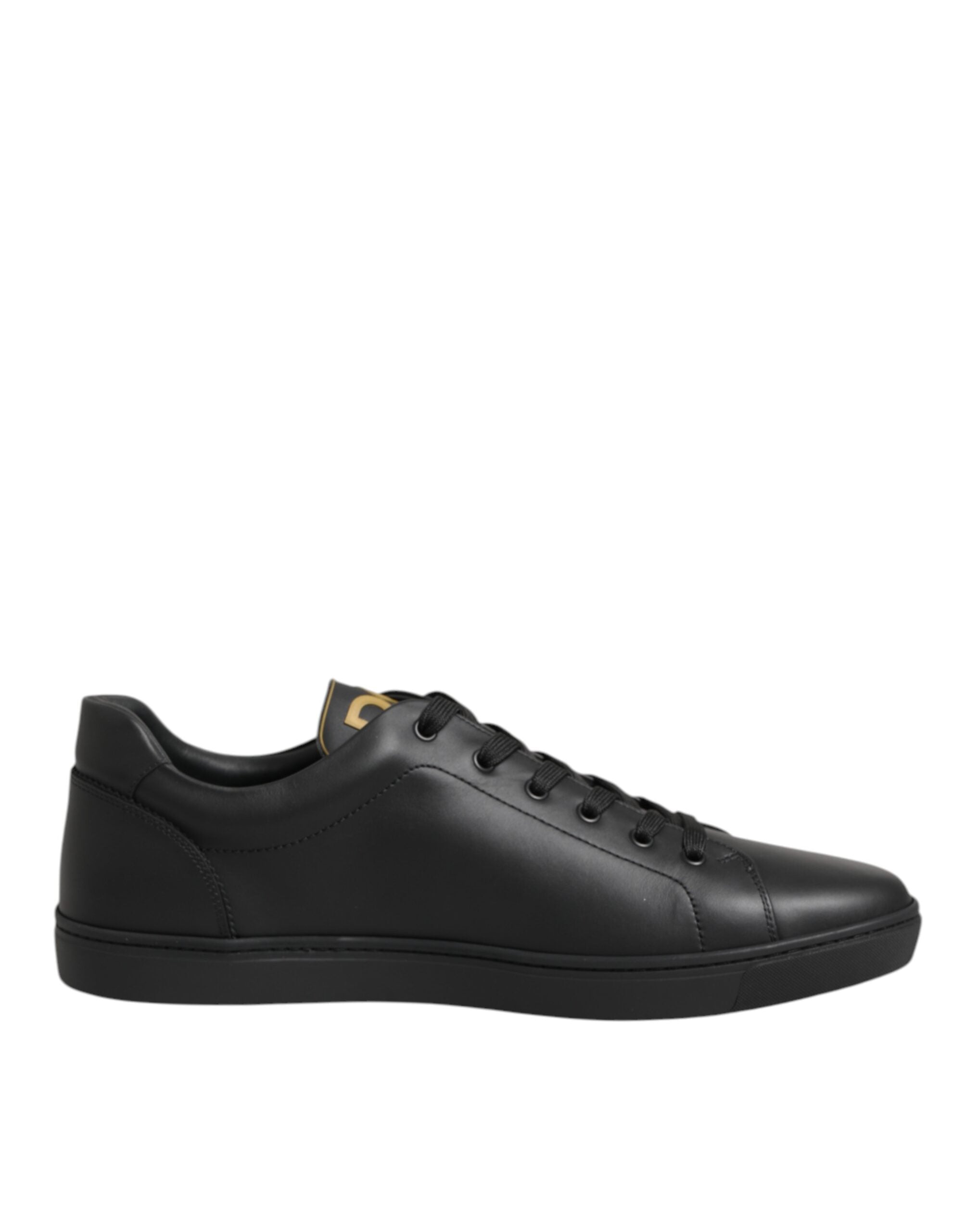 Dolce & Gabbana Black Calfskin Low Top Sneakers