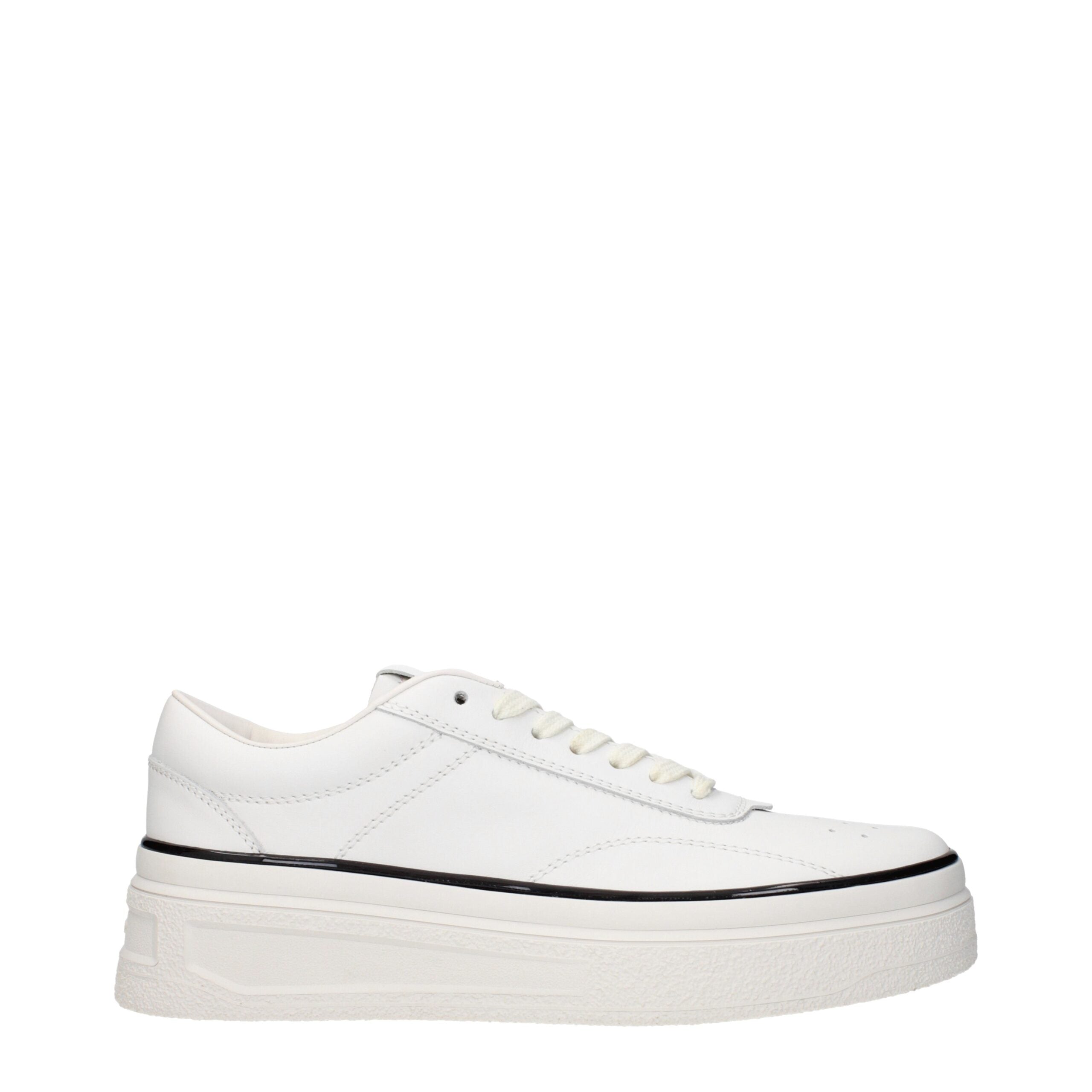 Jil Sander White Leather Sneakers