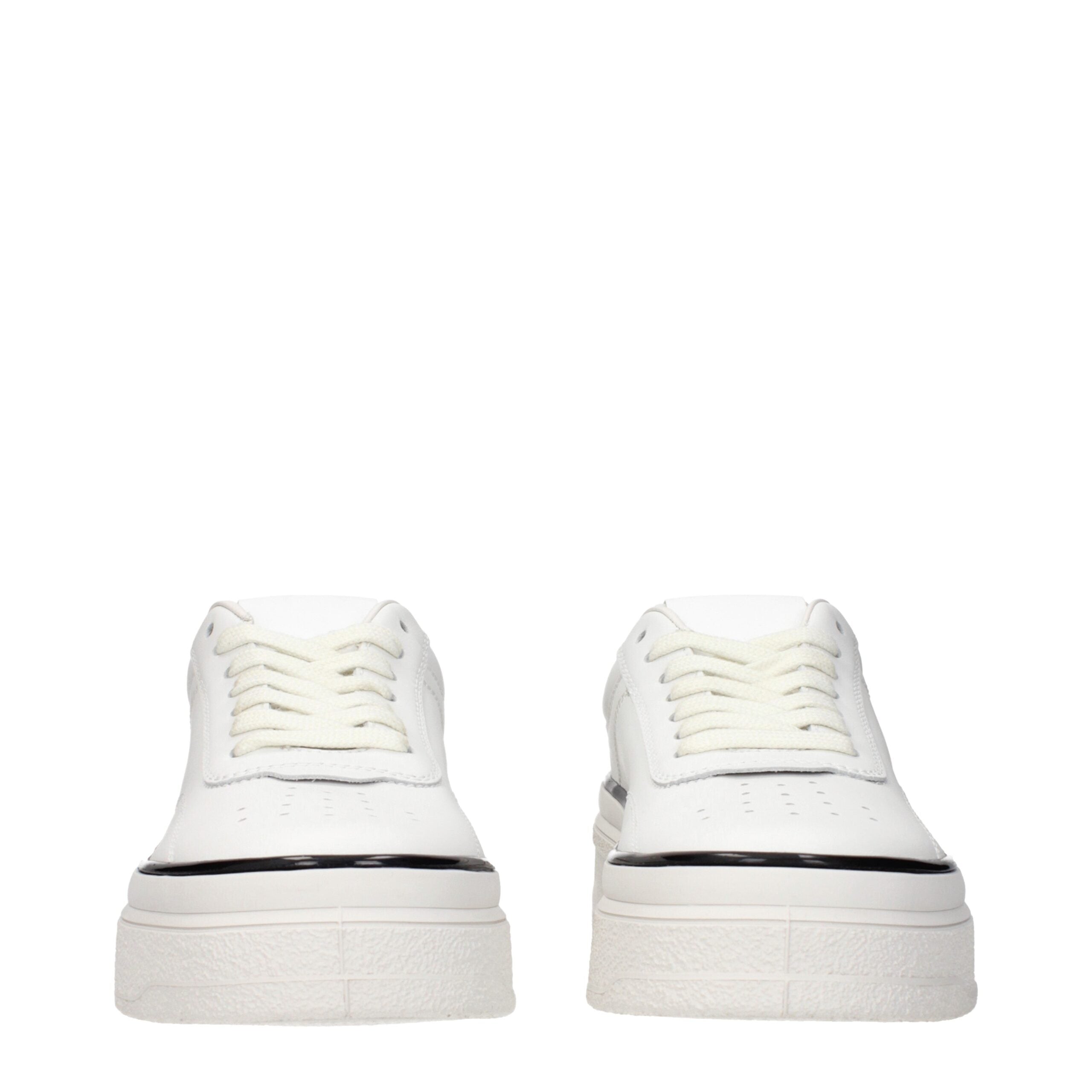 Jil Sander White Leather Sneakers