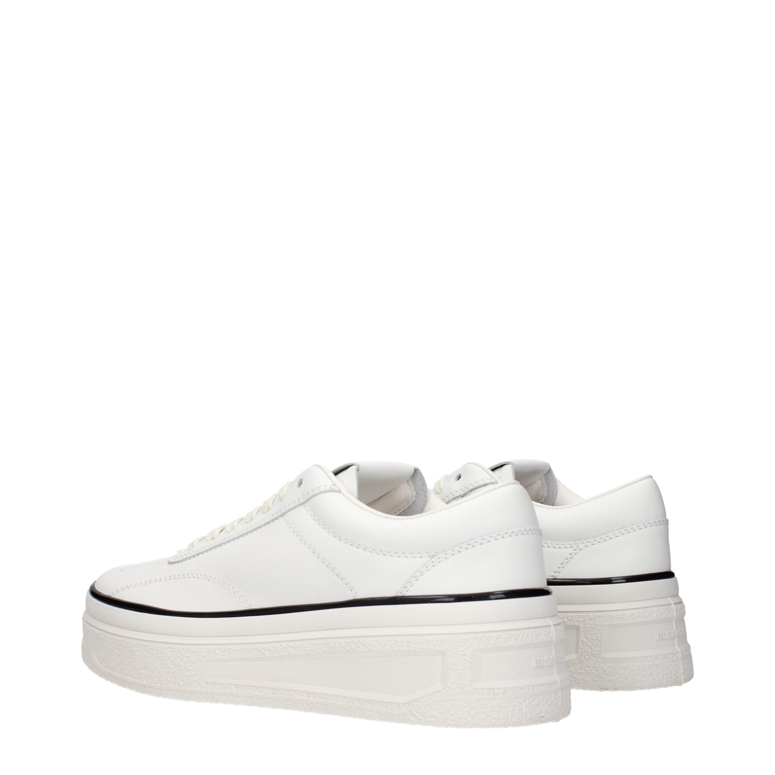 Jil Sander White Leather Sneakers