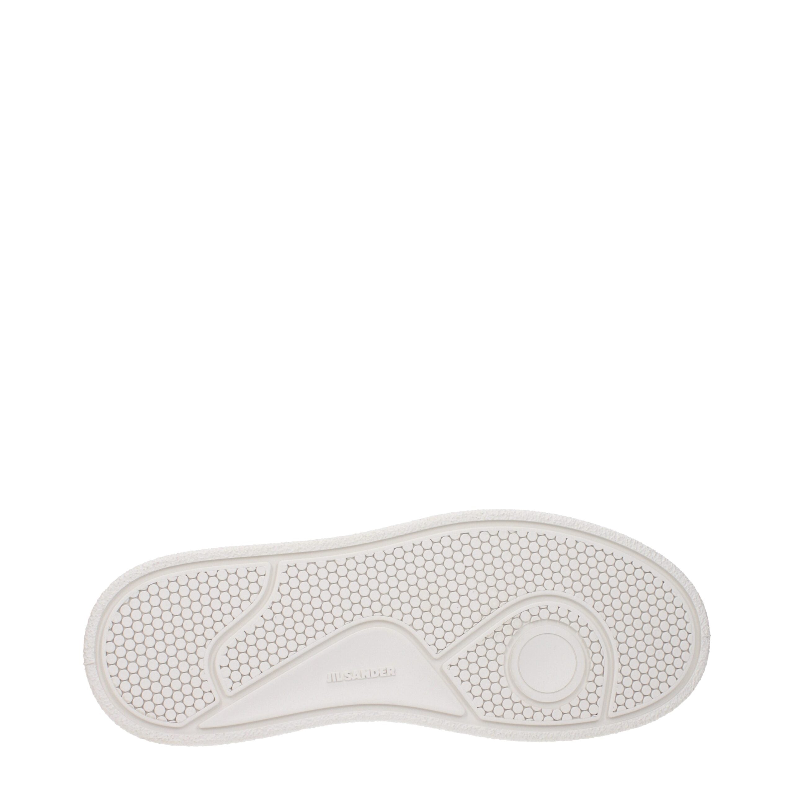 Jil Sander White Leather Sneakers