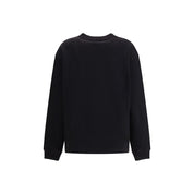 Black Cotton Sweatshirt