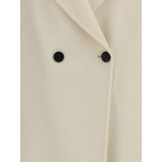 Cream Fleece Wool Coat
