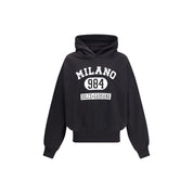 Black Cotton Sweatshirt