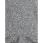 Gray Fleece Wool Sweatshirt