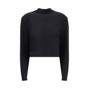 Black Viscose Sweatshirt