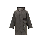 Brown Cotton Trench Coat