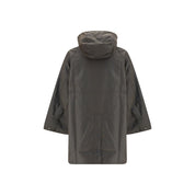 Brown Cotton Trench Coat