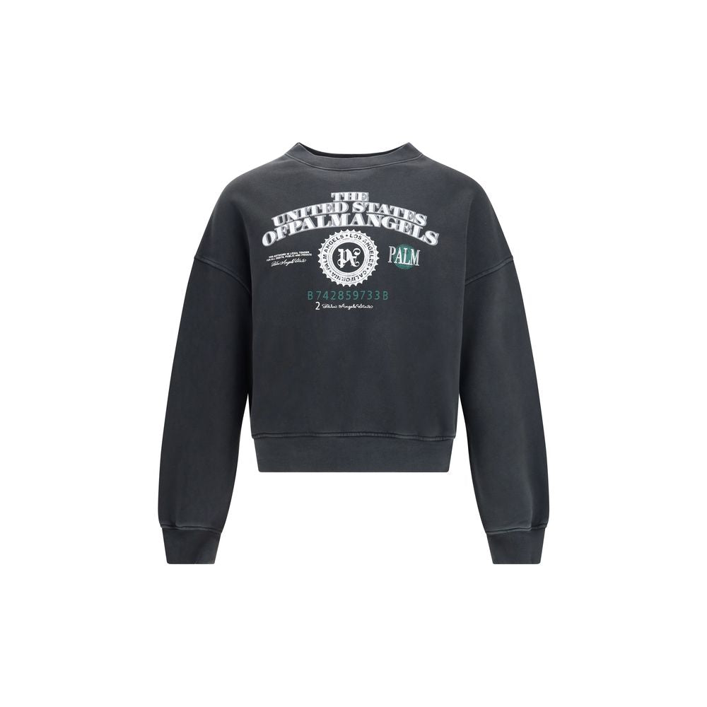 Svarta bomullssweatshirts