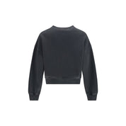 Svarta bomullssweatshirts