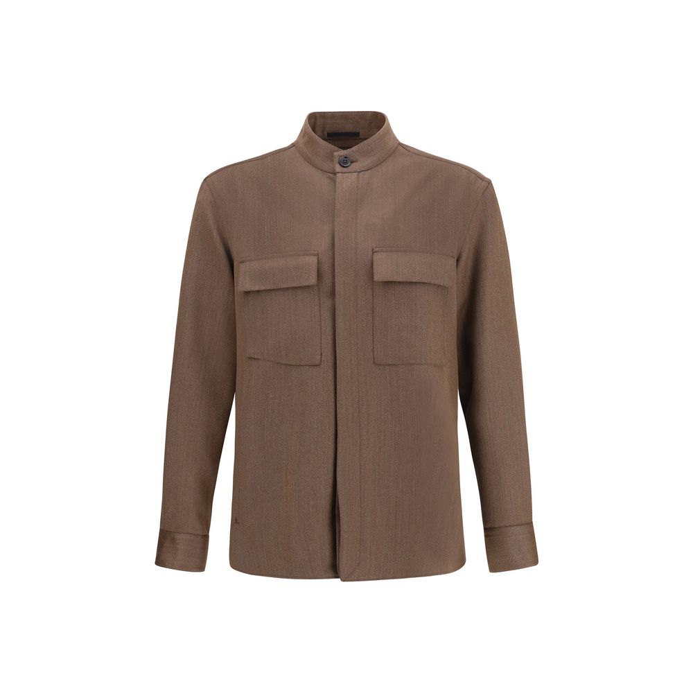 Västen Ovs-overshirt i ull