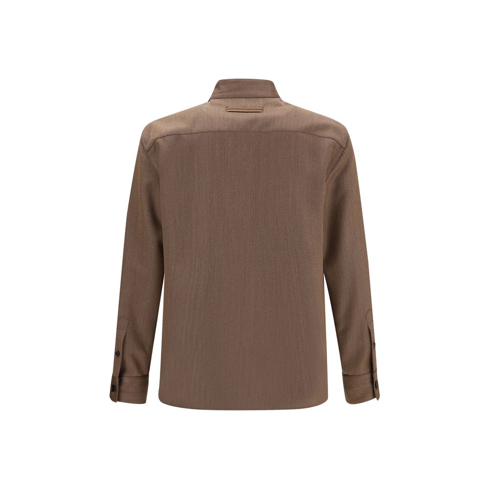 Västen Ovs-overshirt i ull