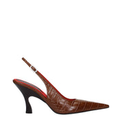 Stella McCartney Brown Eco Leather High-Heel Pumps