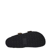 Isabel Marant Black Suede Open Toe Slippers