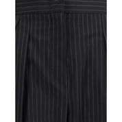 Black Fleece Wool Dress Pants