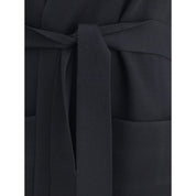 Black Viscose Coat