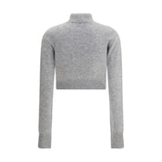 Gray Cashmere Sweatshirt