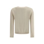 Cream Cotton Sweatshirt
