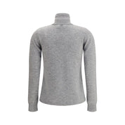 Gray Wool Turtleneck