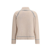 Beige Wool Turtleneck
