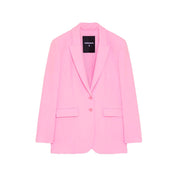 Pink Polyester Blazer