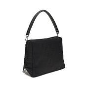 Black Polyamide Shoulder Bag