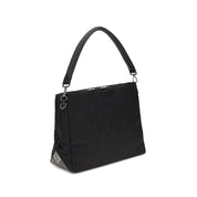 Black Polyamide Shoulder Bag
