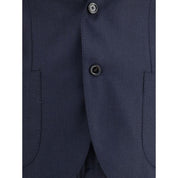 Blue Wool Two-Piece Suit