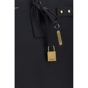 Handväska i svart kalvskinn, Bos Taurus