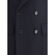 Blue Wool Coat