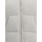 Gray Cashmere Full-Length Jacket