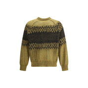Yellow Mohair Cardigan