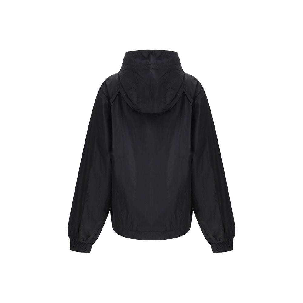 Black Nylon Shell Jacket
