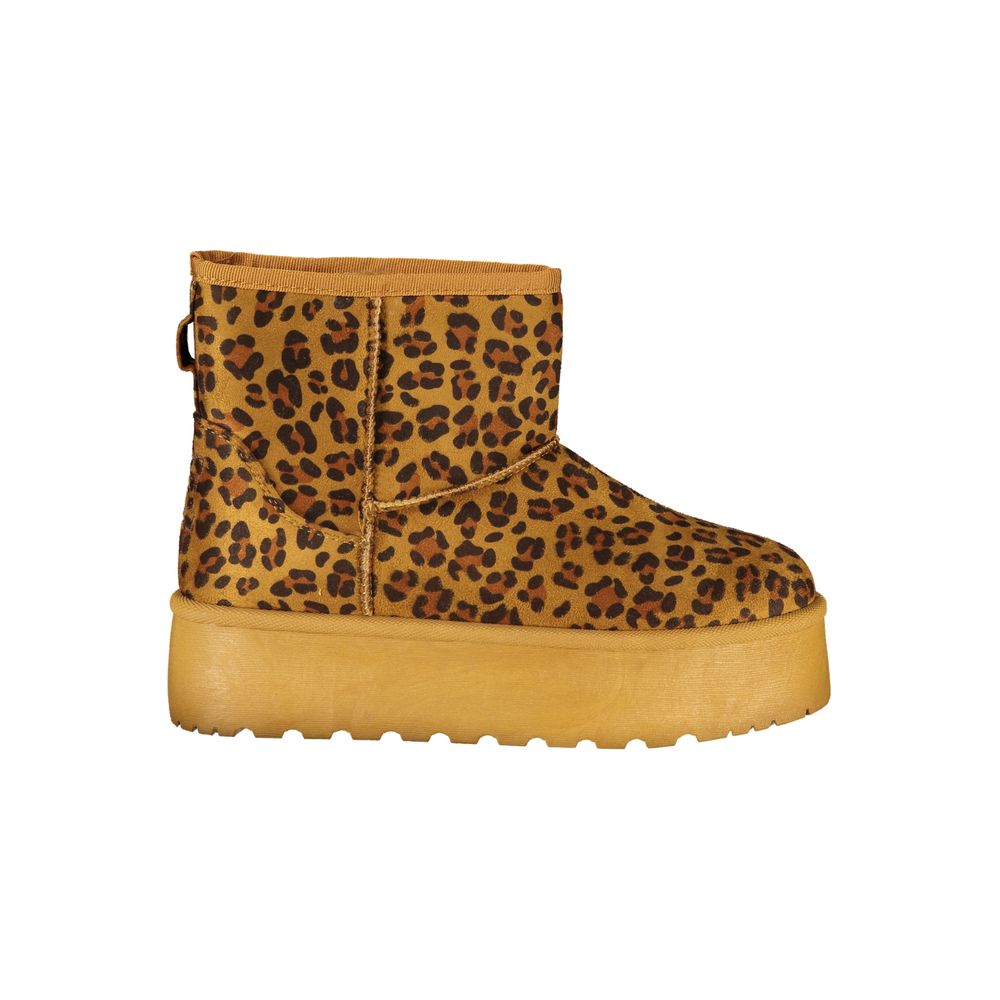 Laura Biagiotti Marrone Polyester Ankle Boots