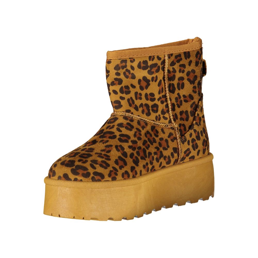 Laura Biagiotti Marrone Polyester Ankle Boots