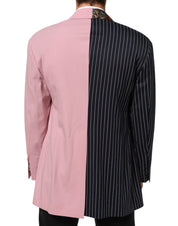 Multicolor Patchwork Single Breasted Jacket Blazer