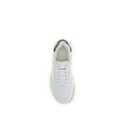 Saint Laurent White Calf Leather Low Top Sneakers