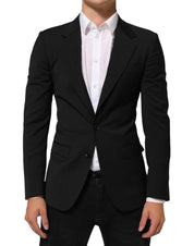 Black STAFF 2 Buttons Suit Jacket Blazer