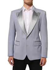 Gray Wool SICILIA 2 Buttons Men Suit Blazer
