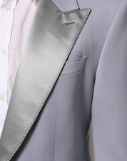 Gray Wool SICILIA 2 Buttons Men Suit Blazer