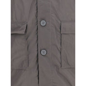 Brown Polyester Trench Coat