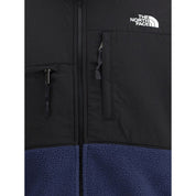 Blue Polyester Full-Length Jacket