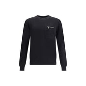 Black Fleece Wool Sweatshirt